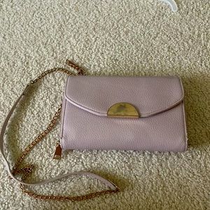 Lilac bag condition slightly used with gold hardware